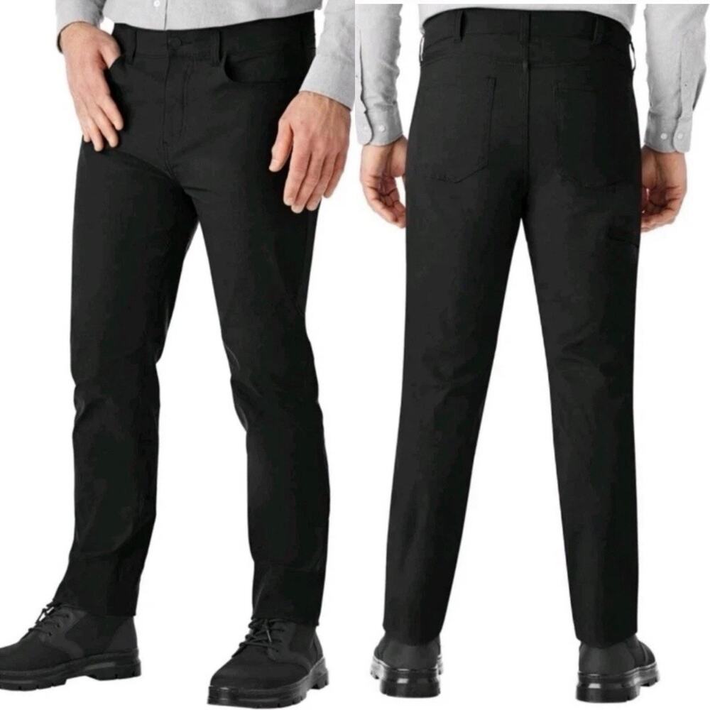 Member's Mark Men's Lightweight Straight Fit Denali Pant 33x32”, True Black